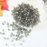 3/4/6mm Rainbow Austria Bicone Crystal Beads AB Colour Faceted Glass Beads for DIY Jewellery Making