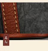 Embossed Rabbit Handbag Genuine Leather