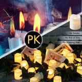 24Pcs/Set Flameless LED Candles Home Decor
