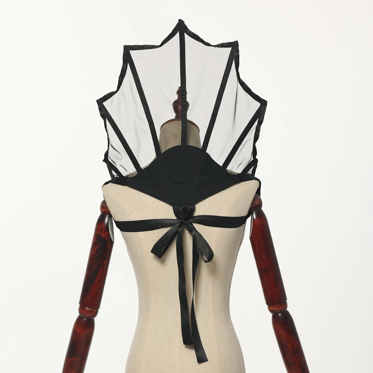Elizabethan Queen Cosplay Lace Boned Gothic  Stand Collar