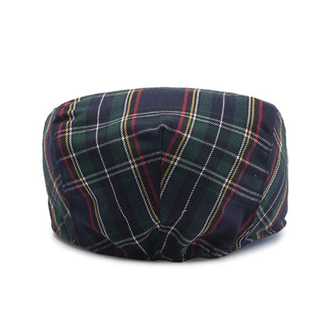 Plaid Flat Caps Casual Cotton Vintage Hats