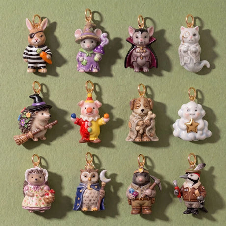 Animal Friends Fancy Dress Party Series Pendant Charms for DIY Jewellery Making