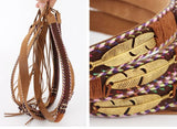Golden Feather Hat Bands Hand-Wound Hat Belt