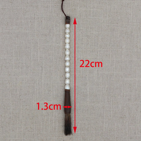 Decorative Pearl and Stone Calligraphy Artist Brushes