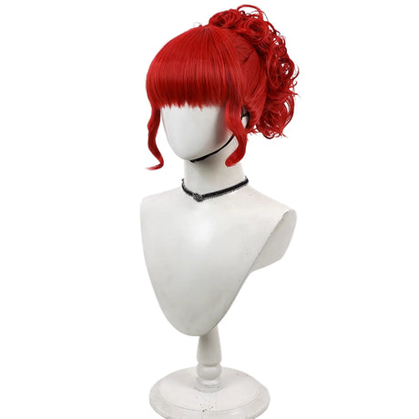 Lydia Red Wig Beetleguise Movie Cosplay Halloween Party Role Play Costume