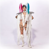 Lassiter's Sequins Long Tassel Wings Unisex Party Cape