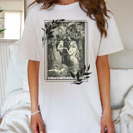 Tarot Card Lovers Aphrodite T-Shirt Sappho Cotton Tee