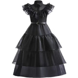 Wednesday Costume Sets Girls Halloween Cosplay Costume Dress