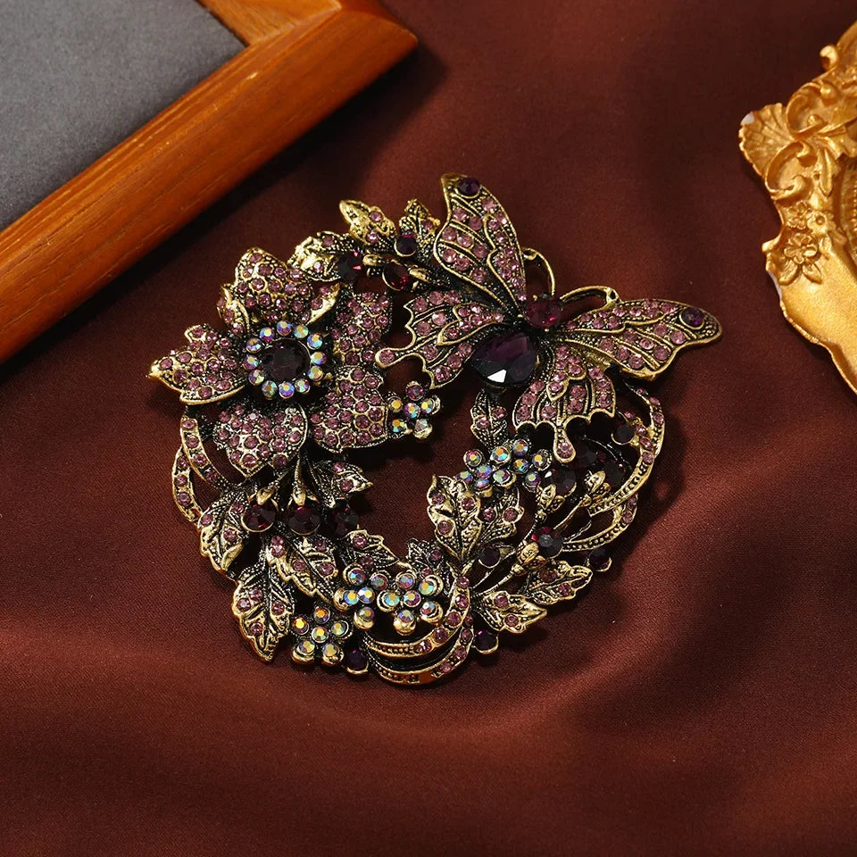 Butterfly Bouquet Brooches
