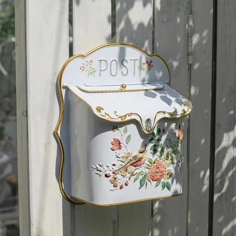 Metal Farmhouse Wall Mounted Post Box Mailboxes Letter Box