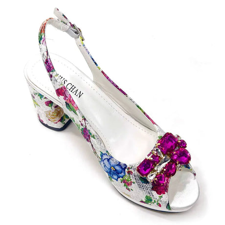 Spring Garden Party Shoes And Matching Bag Set