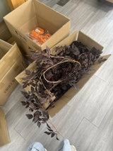 Artificial Foliage Black Hanging Vine Gothic DIY Fake Plant For Halloween Decoration