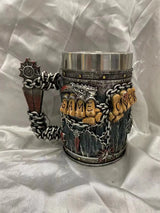 Viking Tree of Life Beer Mug Stainless Steel