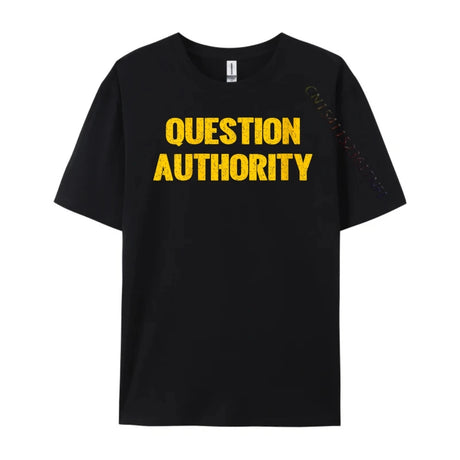 Question Authority Men's T-Shirts