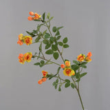 Mini Rose Artificial Long Branch Faux Flower Silk Roses