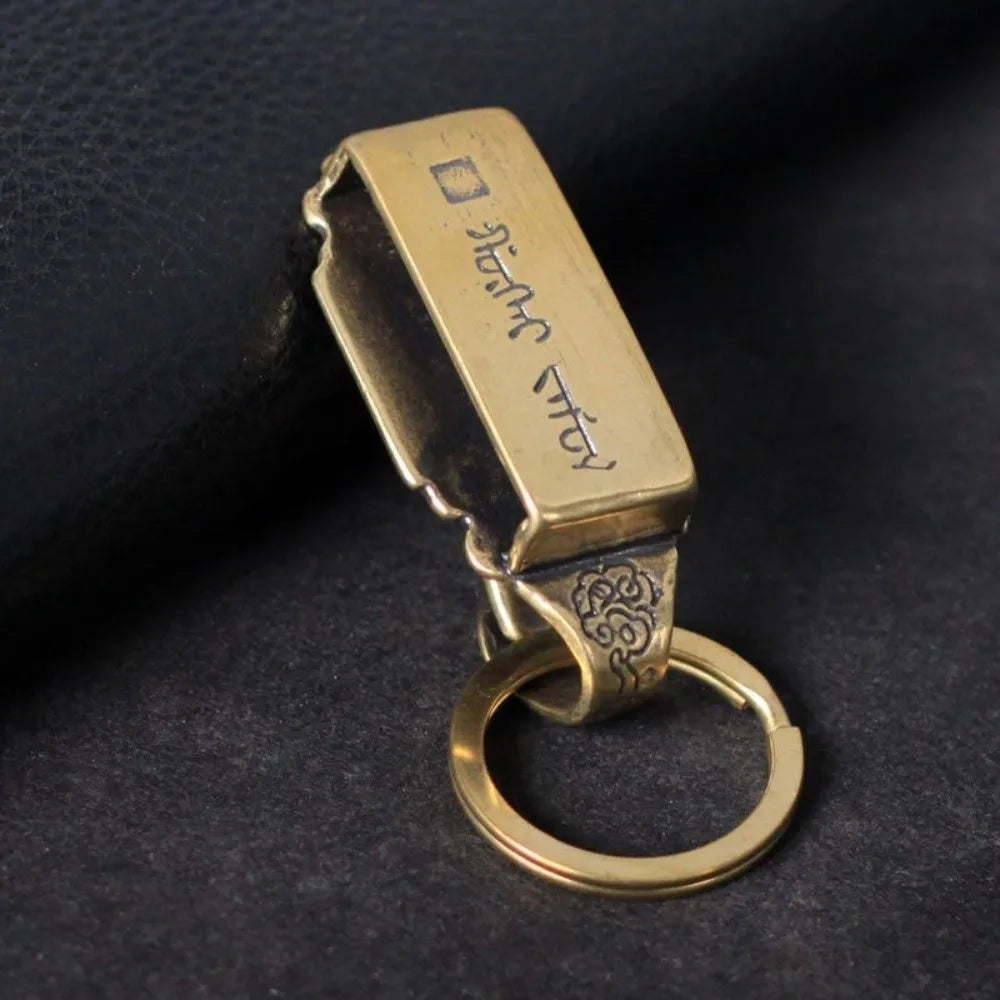 Fancy Pants Brass Keychain Belt Hook