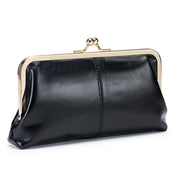 Genuine Leather Long Clutch Wallet Clip Bags Coin Purse