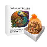 Peacock Wooden Jigsaw Puzzle