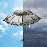 Forest Silhouette Transparent Umbrella PVC Umbrella