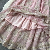 Lilou's Vintage French Inspired Lace Embroidery Sundress