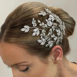 Wedding Hair Accessories Cubic Zircon Bridal Hair Combs Headpieces Hair Jewellery