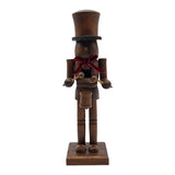 Wooden Nutcracker Christmas Decor With Red Bow Xmas Decor