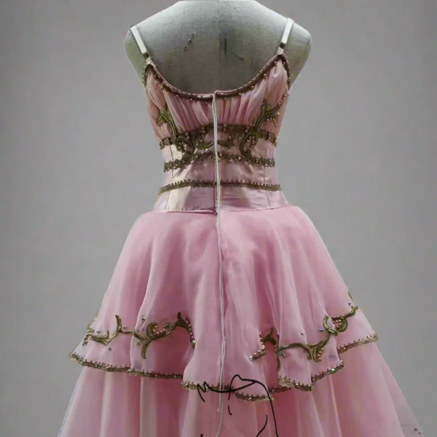Le Réveil de Flore Dawn Goddess High-end Custom Made Professional Ballet Long Tutu Dress Competition Performance