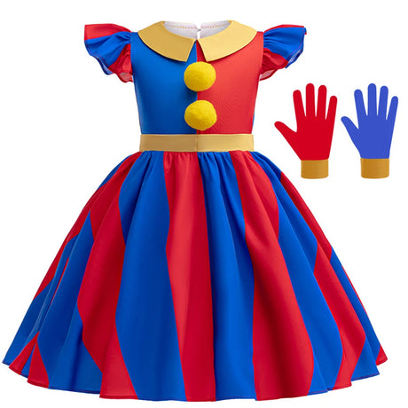 Amazing Circus Clown Pomni Ragatha Children's Halloween Cosplay Costumes