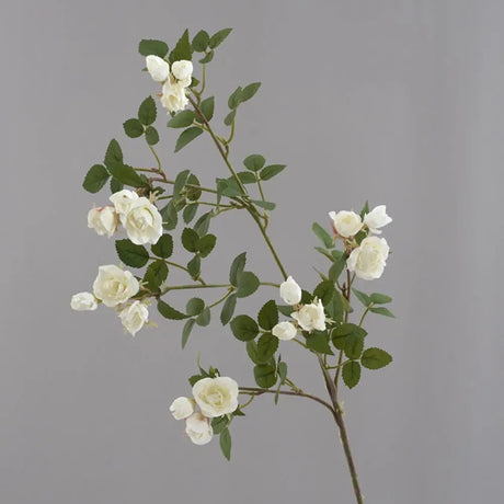 Mini Rose Artificial Long Branch Faux Flower Silk Roses