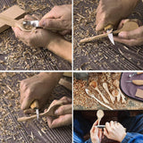 Wood Carving Spoon Blanks Carve Your Own Spoon Beech and Walnut DIY Wood Crafts Wood 5/10 PCS