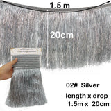 1.5m Gorgeous Fringe Tassel Banner Party Foil Garlands Wall Ceiling Decoration