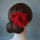 Large Flower Hair Clips Rose Fascinators