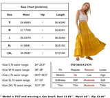 Flower's Cotton Maxi Skirt