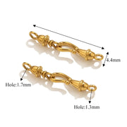 5pcs Stainless Steel Clasp Connectors For DIY Jewellery Making Lobster Clasps Hook Bracelet Necklace Findings
