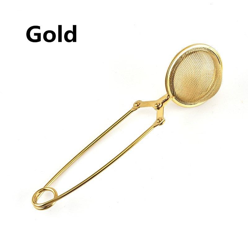 Tea Infuser Ball Stirrer Stainless Steel Mesh Tea Strainer