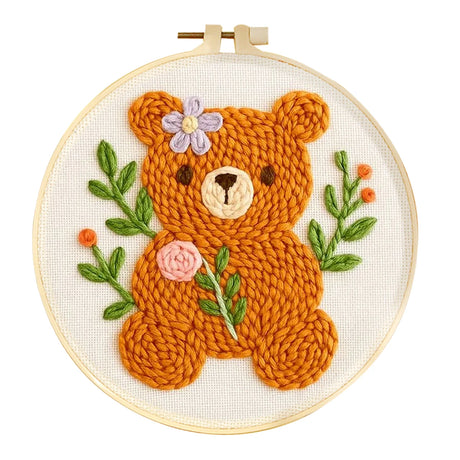 Animals DIY Punch Needle Embroidery Sets For Beginners DIY Craft Kits