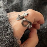 925 Sterling Silver Rings Adjustable for Stacking