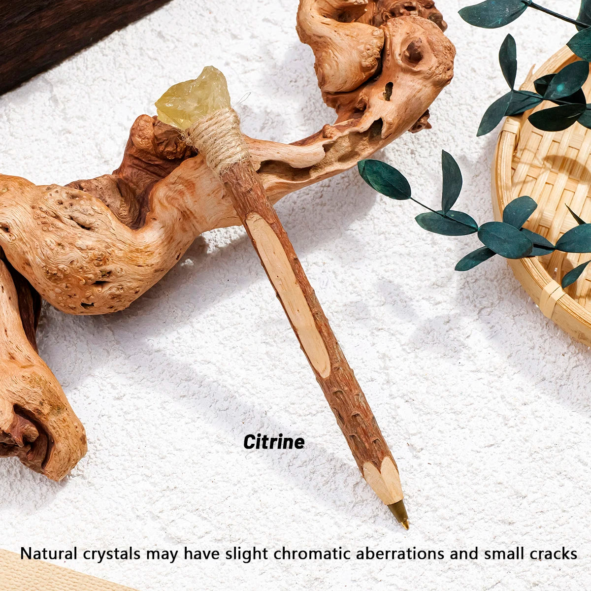1PC Natural Crystal Rough Stone Magic Pencil