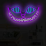 Cheshire Cat LED Neon Wall Art Halloween Decoration