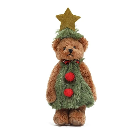 Christmas Plush Bear Toy Keychain