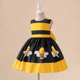 Bumble Bee Costume Toddler Girls Halloween Cosplay