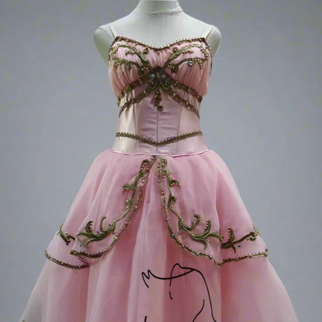 Le Réveil de Flore Dawn Goddess High-end Custom Made Professional Ballet Long Tutu Dress Competition Performance