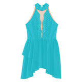 Girls Ballet Leotard Figure Ice Skating Dancewear Stage Costume