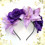 Butterfly Rose Floral Fascinators