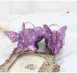 Magical Glittery Butterfly Girls Shoes