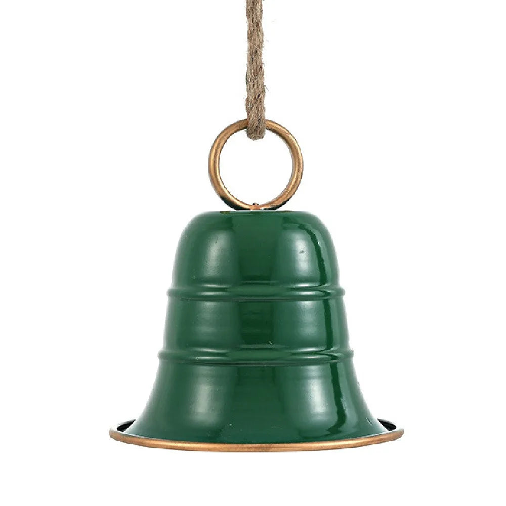 Christmas Bell Antique Style Xmas Tree Ornaments Handmade Metal Hanging Bells