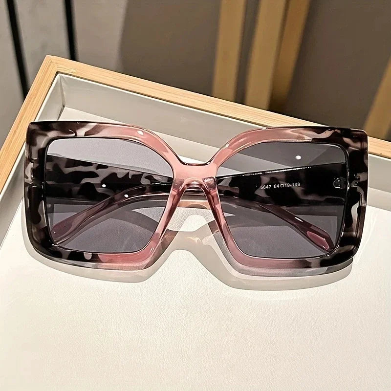 Astrid's Oversized Square Sunglasses with Gradient Lenses