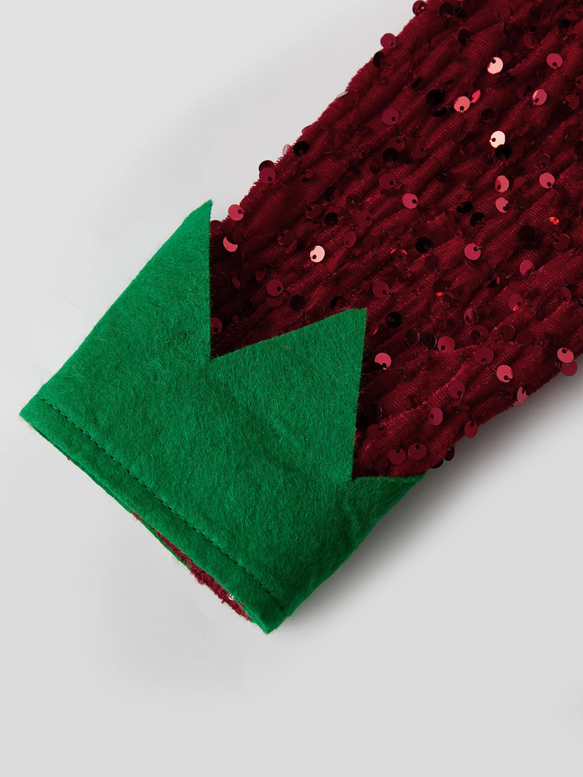 4 Pcs Kids Christmas Costumes Girls Santa's Elf Costume Sequinned Elf Dress Shoes Stockings and Hat