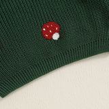 Childrens' Embroidered Mushroom Sweater