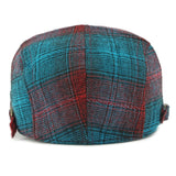 Bright Plaid Ivy Beret Caps